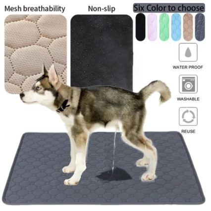 Reusable Washable Dog Pee Pad – Waterproof Pet Training Mat for Floor, Sofa & Car Seat Protection