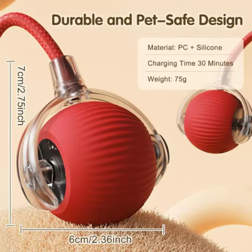 Self-Play Cat Toy – Hanging Teasing Ball for Endless Fun & Exercise - Image 5