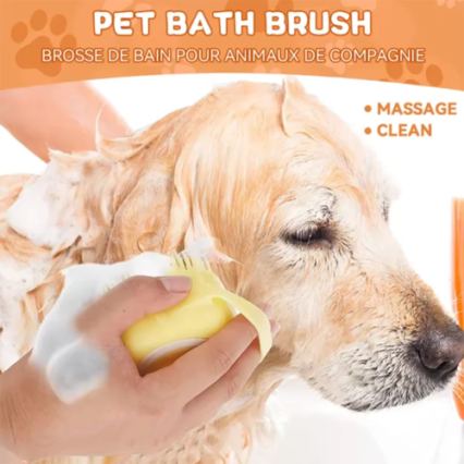 SpaBrush for Pets – Gentle Massage & Deep Cleaning Tool