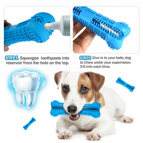 Soft Rubber Dog Toothbrush Stick 360 – Interactive Dental Cleaning Chew Toy for Dogs - Image 5
