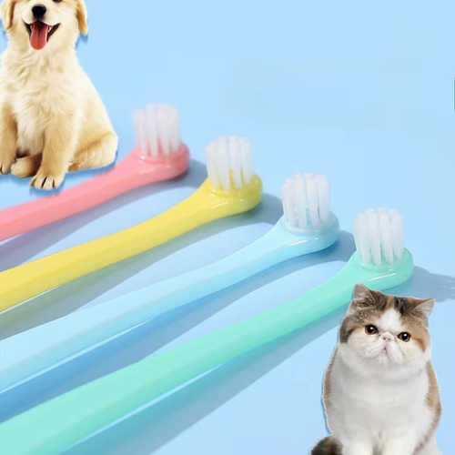 Pet Toothbrush Micro Head Dog Cat Teeth Cleaning Brush Tool – Soft Bristle Dental Care Brush for Dogs & Cats - Image 5