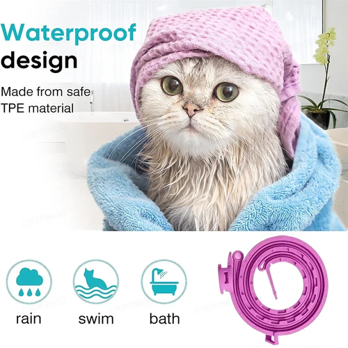 Dog & Cat Calming Collar for Anxiety Relief | Adjustable Waterproof Pet Collar with Natural Essential Oils - Image 4