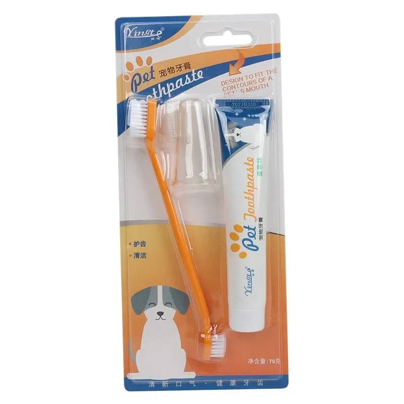 Pet Cleaning Tools Kit Dog Gum Care Products Kit – Plaque & Tartar Reduction Dental Care Set for Dogs - Image 5