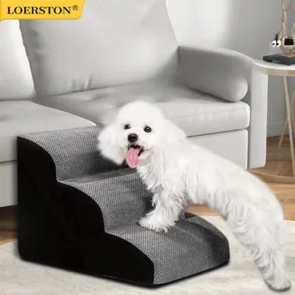 2-in-1 Pet Ramp & Stairs (Memory Foam)