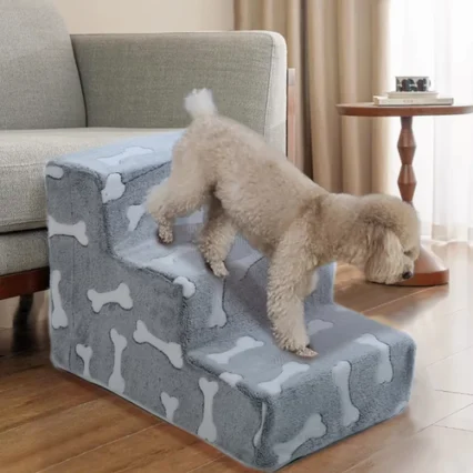 BoneShape Orthopedic Pet Stairs – Joint Support Design