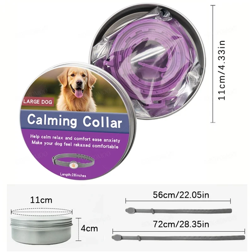 Dog & Cat Calming Collar for Anxiety Relief | Adjustable Waterproof Pet Collar with Natural Essential Oils - Image 6