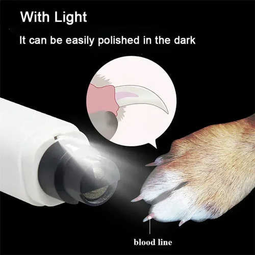 Electric Dog Nail Clippers for Dog Nail Grinders Rechargeable USB - Image 3