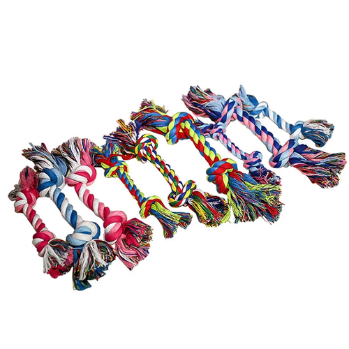 Cotton Rope Dog Chew Toy | Double Knot Teeth Cleaning Toy for Dogs - Image 5