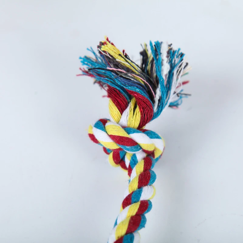 Cotton Rope Dog Chew Toy | Double Knot Teeth Cleaning Toy for Dogs - Image 2