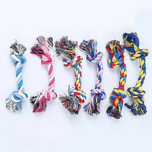 Cotton Rope Dog Chew Toy | Double Knot Teeth Cleaning Toy for Dogs - Image 6