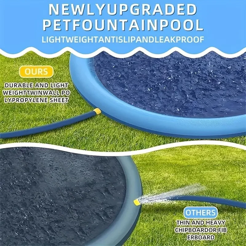 Large Inflatable Dog Pool – Outdoor Pet Swimming & Cooling Pool - Image 4