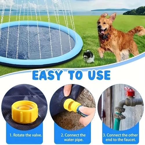 Large Inflatable Dog Pool – Outdoor Pet Swimming & Cooling Pool - Image 5