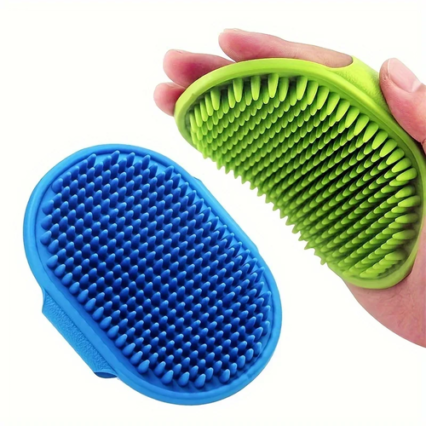 Silicone Dog Bath Brush Massage & Grooming Brush
