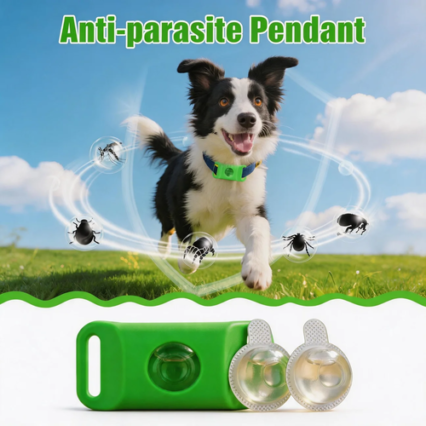 Natural Flea & Tick Repellent Pendant | Water-Resistant Pet Tag for Dogs & Cats