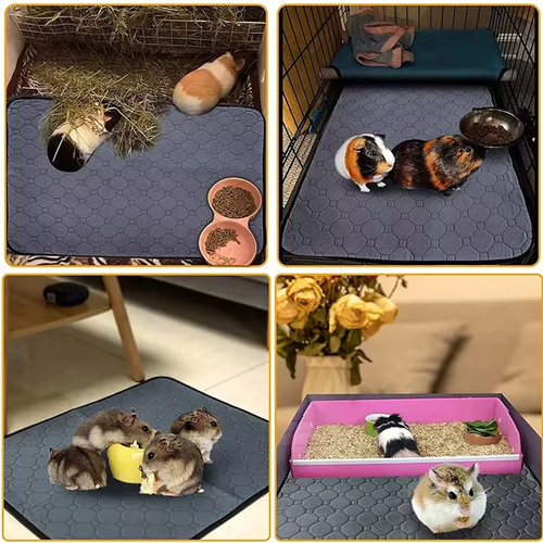 Washable Guinea Pig Cage Liner Reusable Waterproof Pee Pad for Small Pets - Image 6