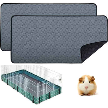 Washable Guinea Pig Cage Liner Reusable Waterproof Pee Pad for Small Pets