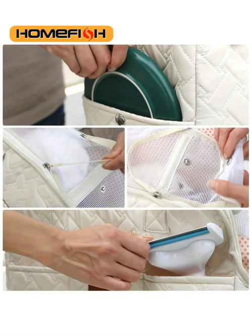 Portable Pet Carrier Tote Bag for Cats and Small Dogs Escape-Proof Travel Bag - Image 4