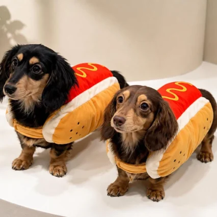Funny Hot Dog Costume for Dogs